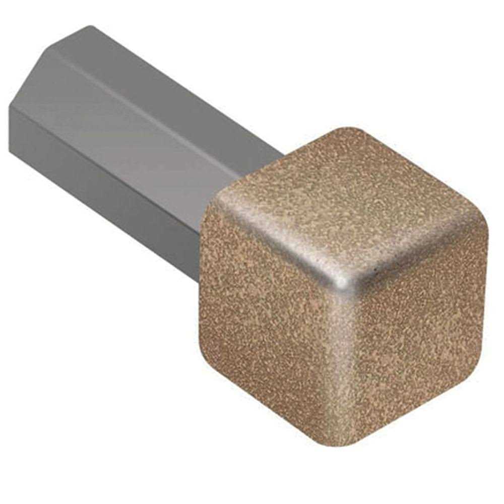 Schluter Quadec Inside/Outside Corner 90° Satin Anodized Aluminum 1/2 - Cheap Fitting