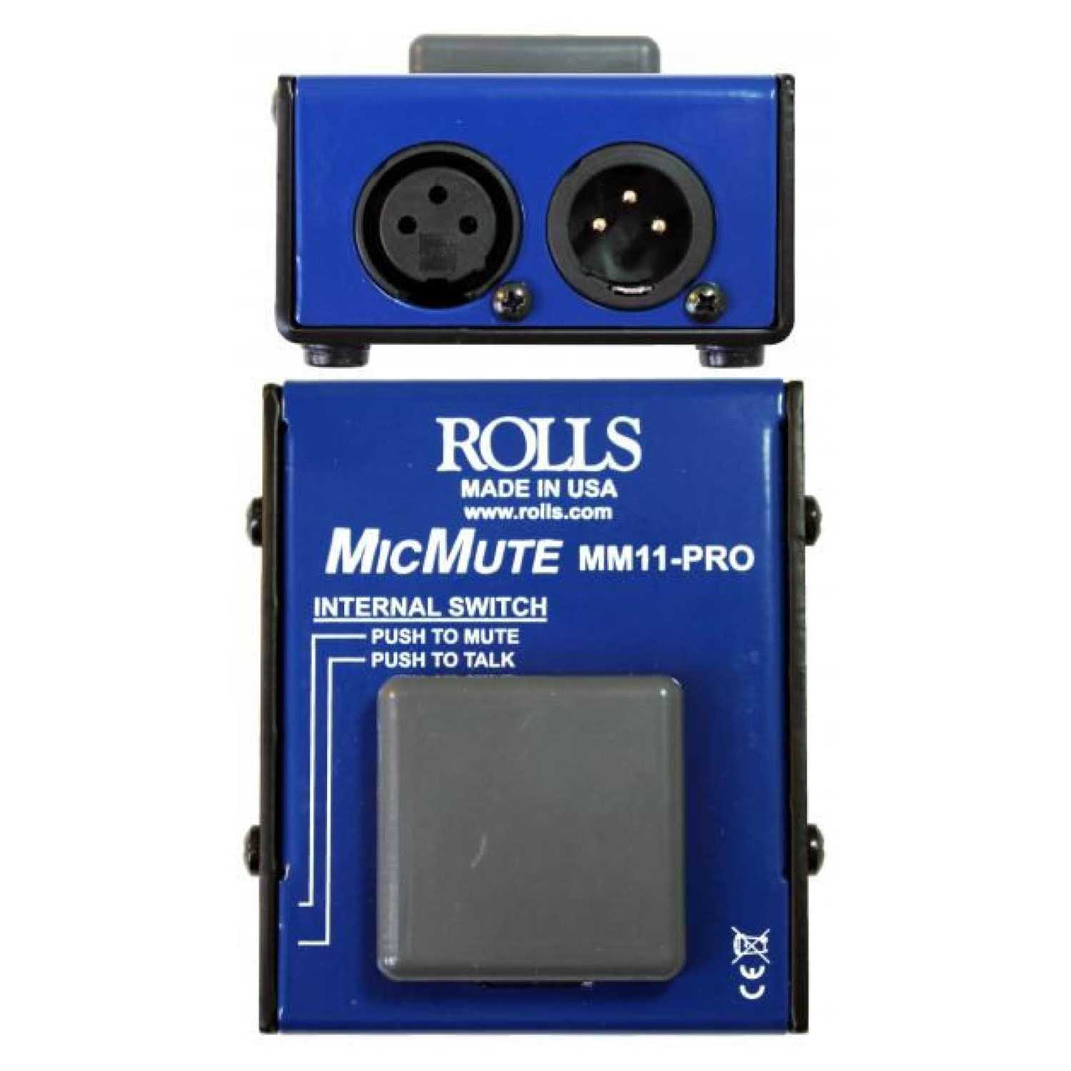Rolls MM11 PRO Switchable Mic Mute/Talk Professional Microphone Switch - Cheap Fitting