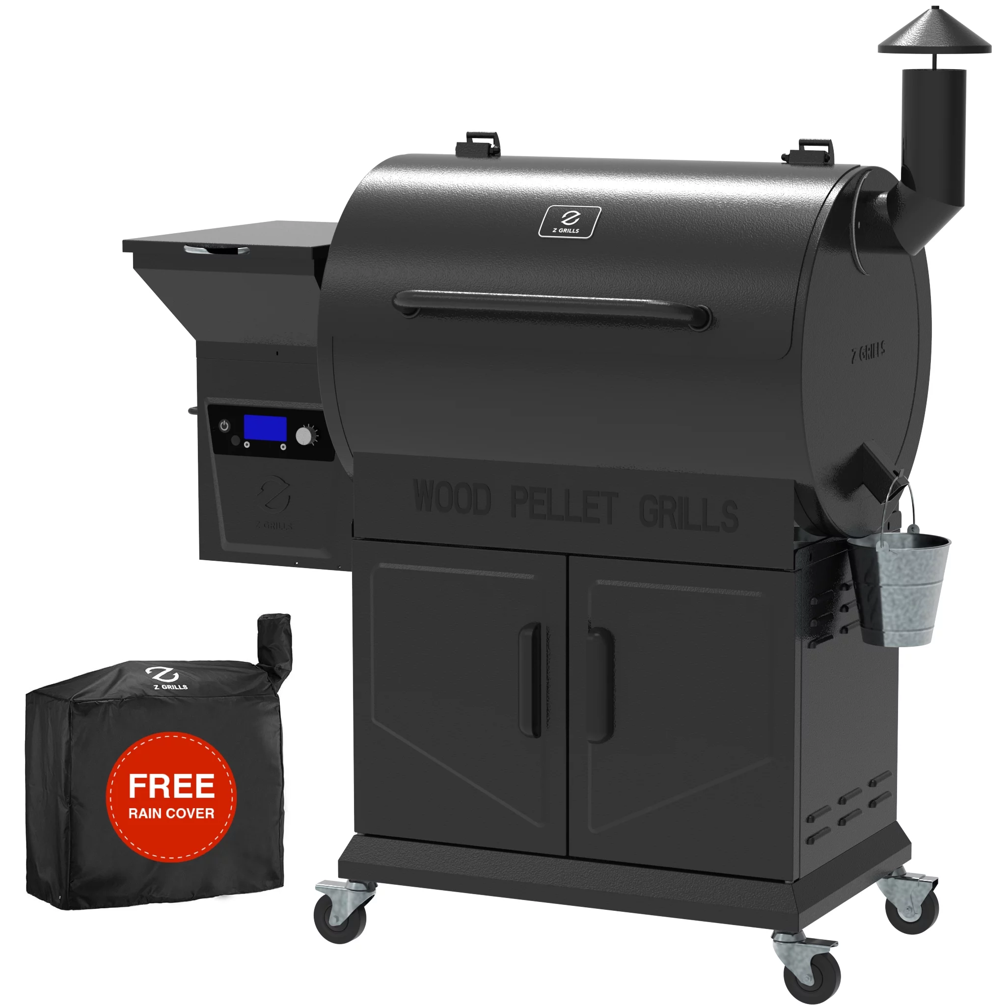 Z Grills ZPG-700D7 697 sq. in. Pellet Grill & Smoker Black - Cheap Fitting
