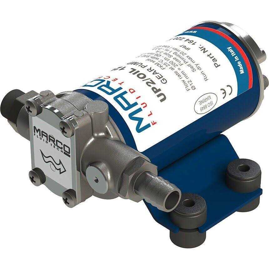 Mate M164-220-13 Marco 24V Oil Transfer Pump Electric 0.9 GPM 1.3a 3/8 NPT Up2/Oil - Cheap Fitting