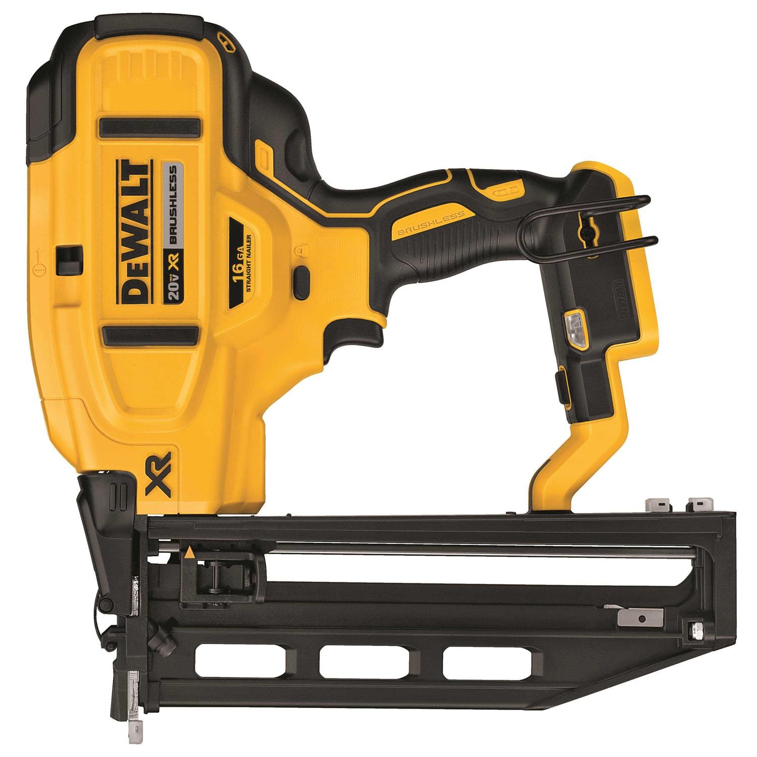 DeWalt 20V MAX XR 16 GA Cordless Straight Finish Nailer DCN662B - Cheap Fitting