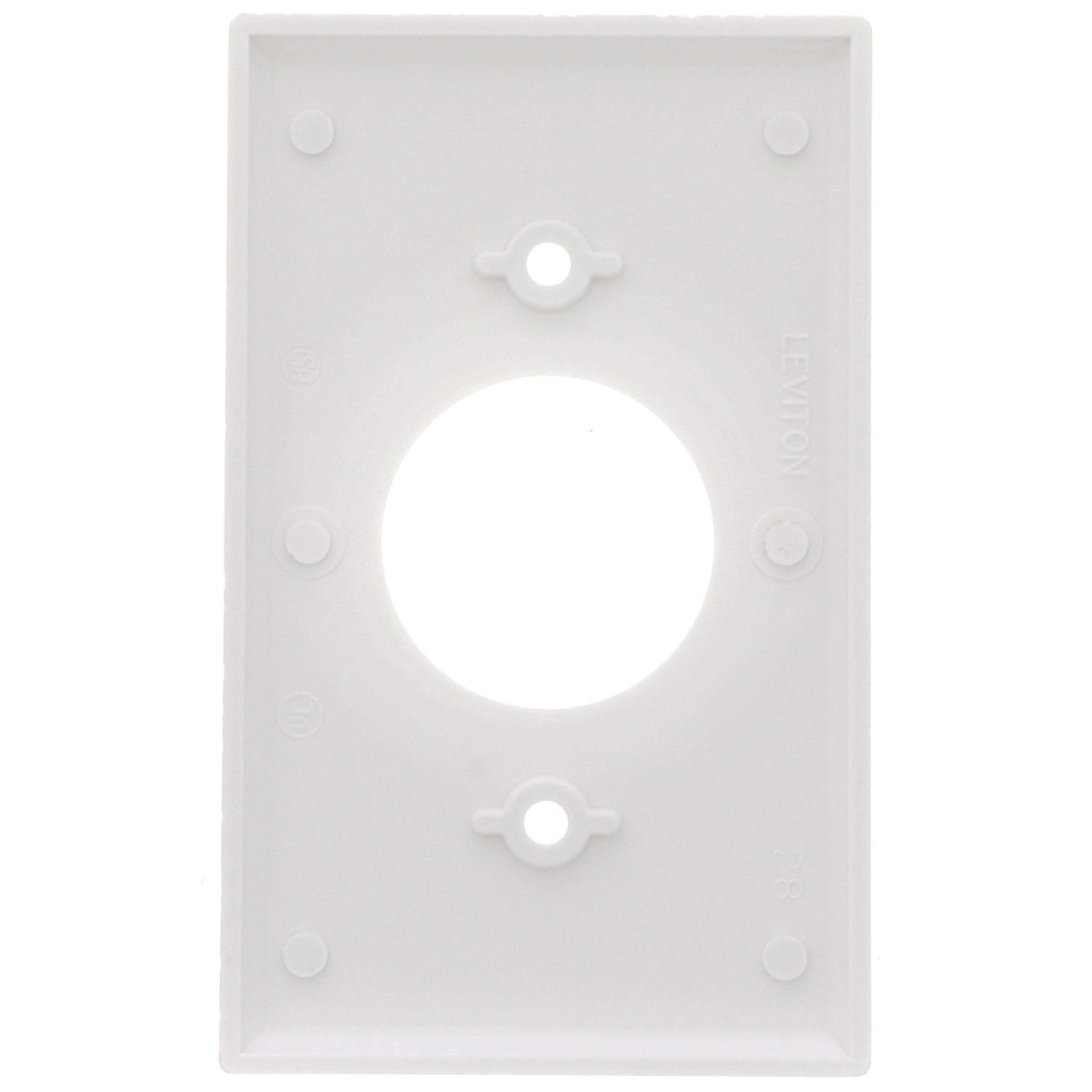Leviton 88004 1 Gang Single Receptacle - Cheap Fitting