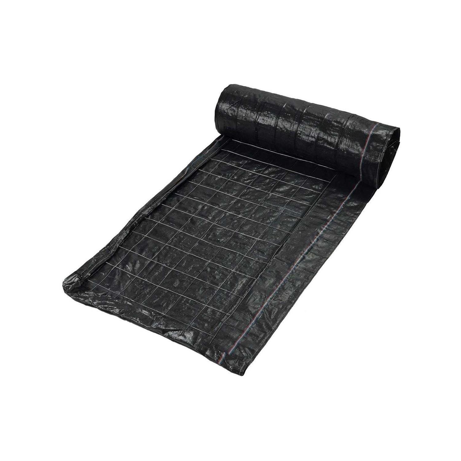 Mutual Industries 100 ft. Black Wire Backed Silt Fence - Cheap Fitting