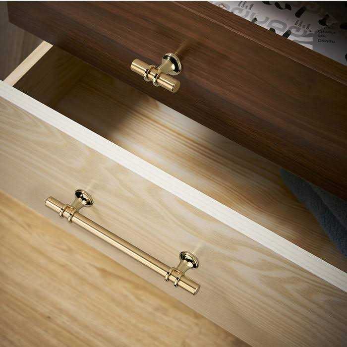 Goldenwarm Drawer Pulls and Cabinet Knobs Luxurious Zinc Alloy - Cheap Fitting