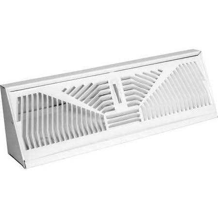 American Metal Diffuser White Baseboard - Cheap Fitting