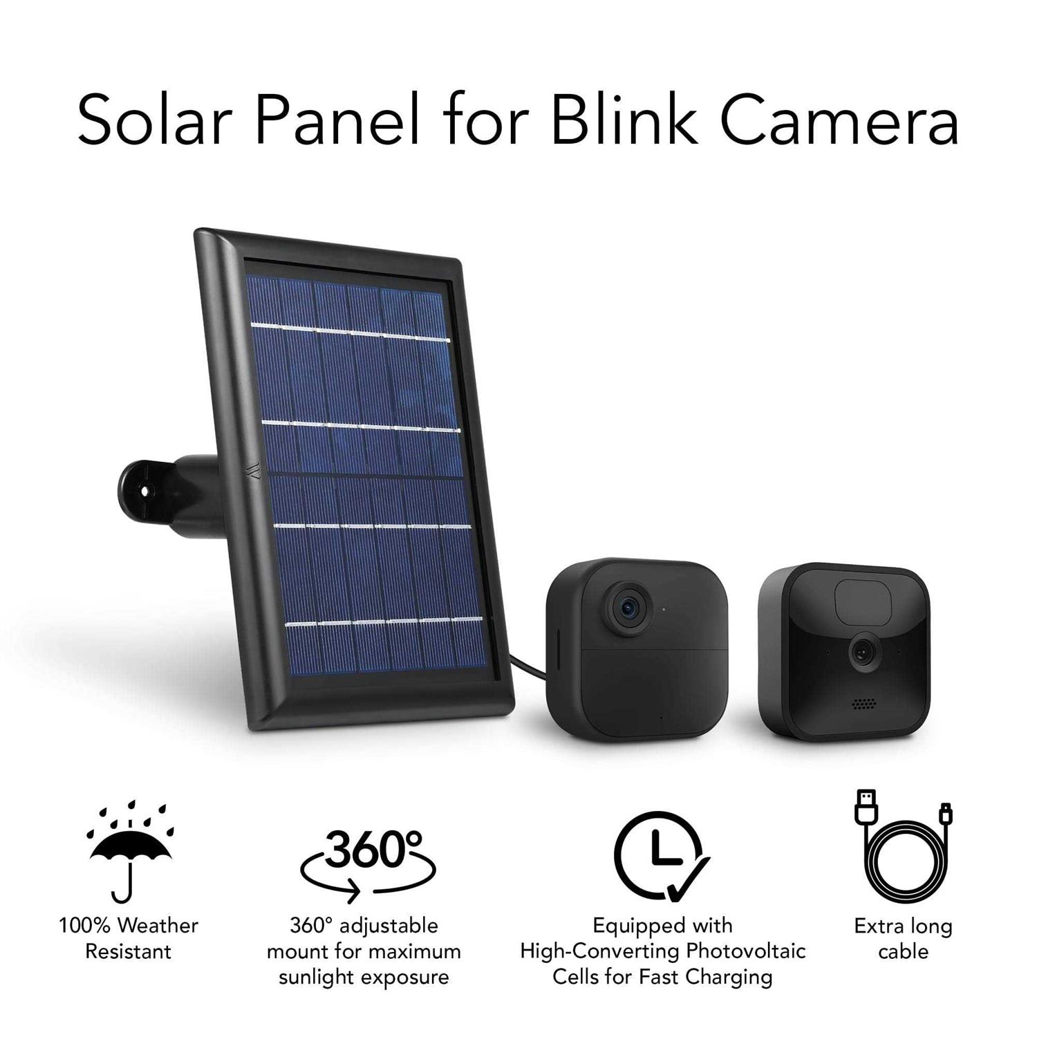 Wasserstein Solar Panel for Blink Outdoor 4 & 3 / XT2 / XT - Cheap Fitting
