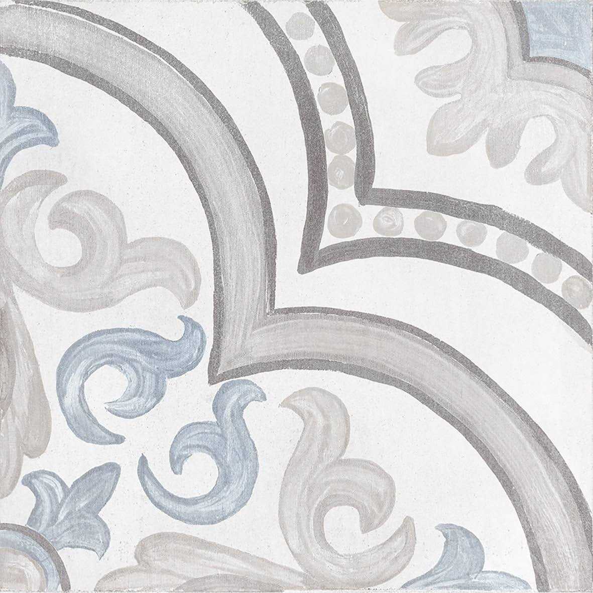 CastelloUSA Libya Porcelain 8 x 8 Matte Square Diamond Floor and Wall Tile with Classic Style Pattern - Cheap Fitting