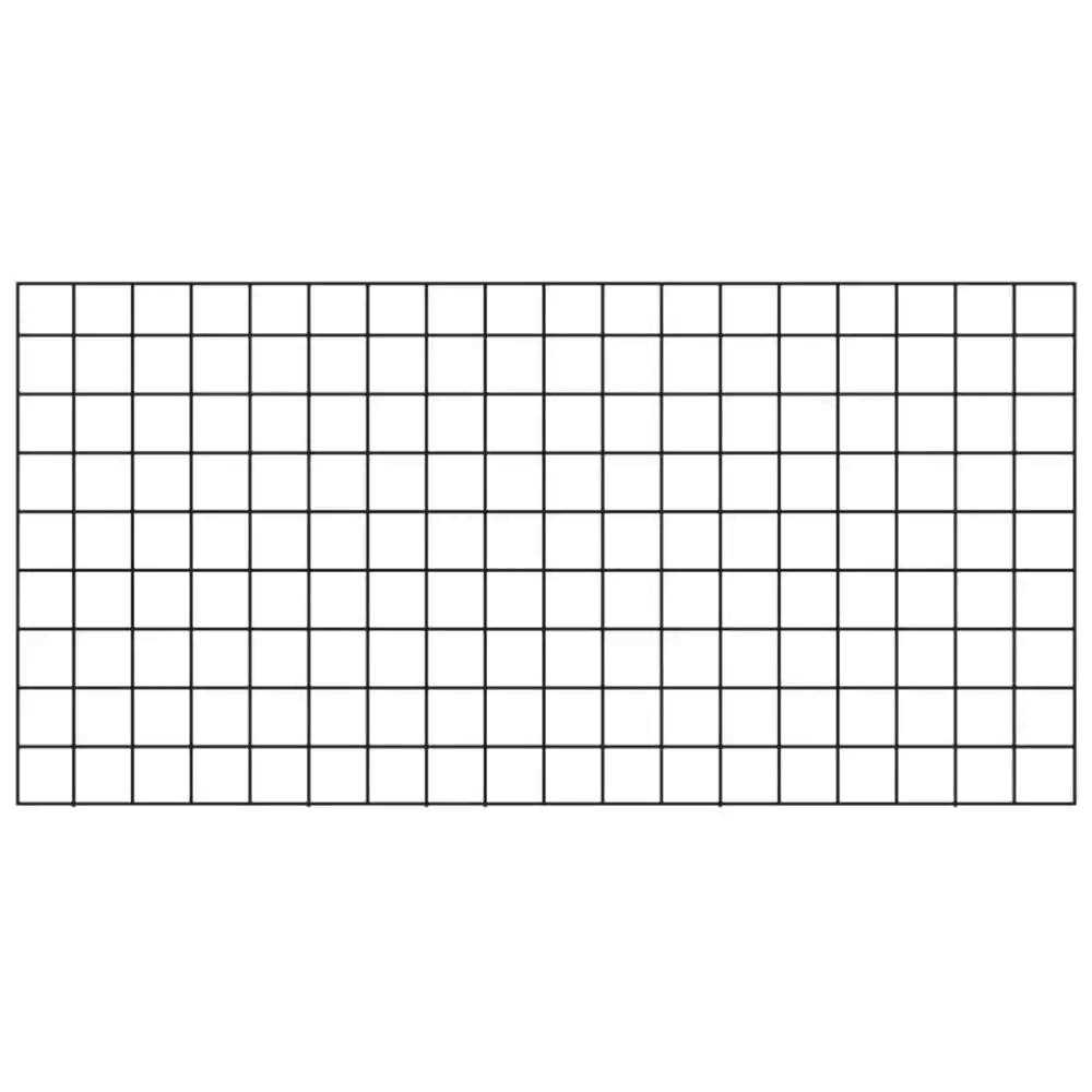 Wild Hog 36 in. x Black Metal Railing Panel - Cheap Fitting