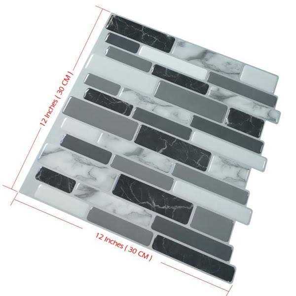 Art3d Peel and Stick Wall Tile for Kitchen Backsplash - Cheap Fitting