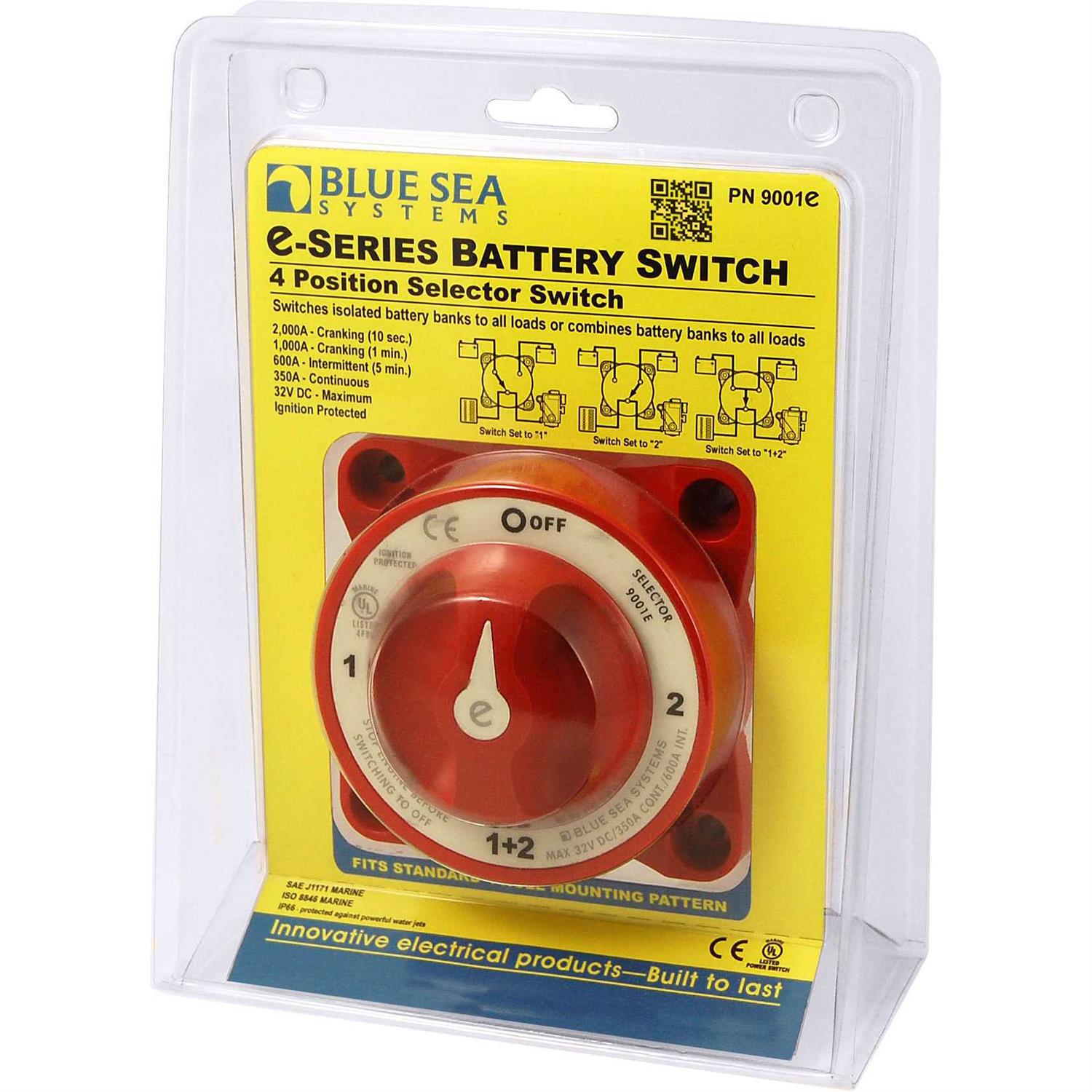 Blue Sea Systems E-Series Selector Battery Switch 9001e - Cheap Fitting