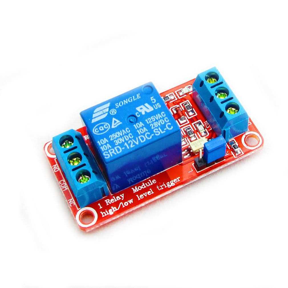 Hiletgo 12v 1 Channel Relay Module with Optocoupler Isolation Support High or Low Level Trigger - Cheap Fitting
