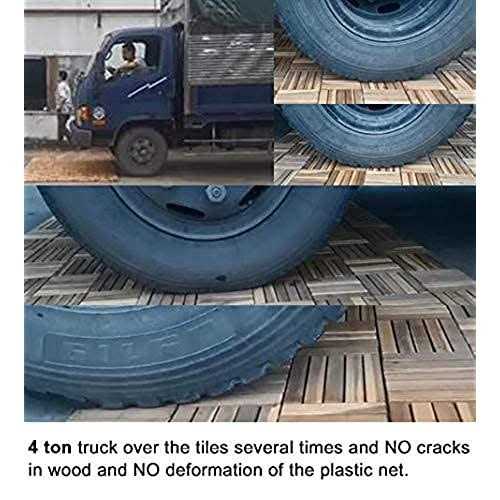 Interbuild Real Wood Interbuild Acacia Hardwood Decking Tilesdecking Board - Cheap Fitting