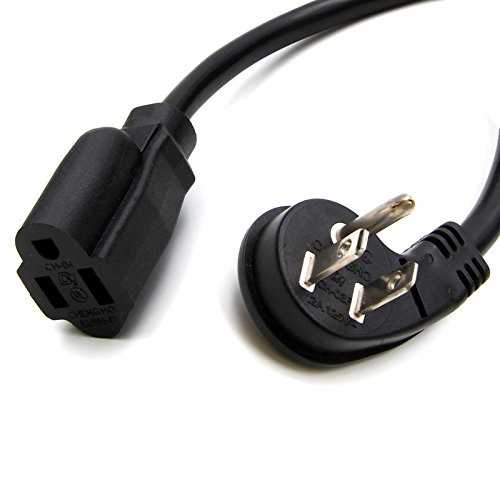 Bh Cable 8 Feet Indoor 3 Outlet Extension Cord with Foot Switch – with Safety Water Proof Cover, Black - Cheap Fitting