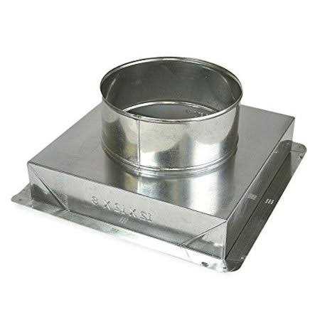 Master Flow 10 in. x 8 in. to 8 in. Ceiling Register Box - Cheap Fitting