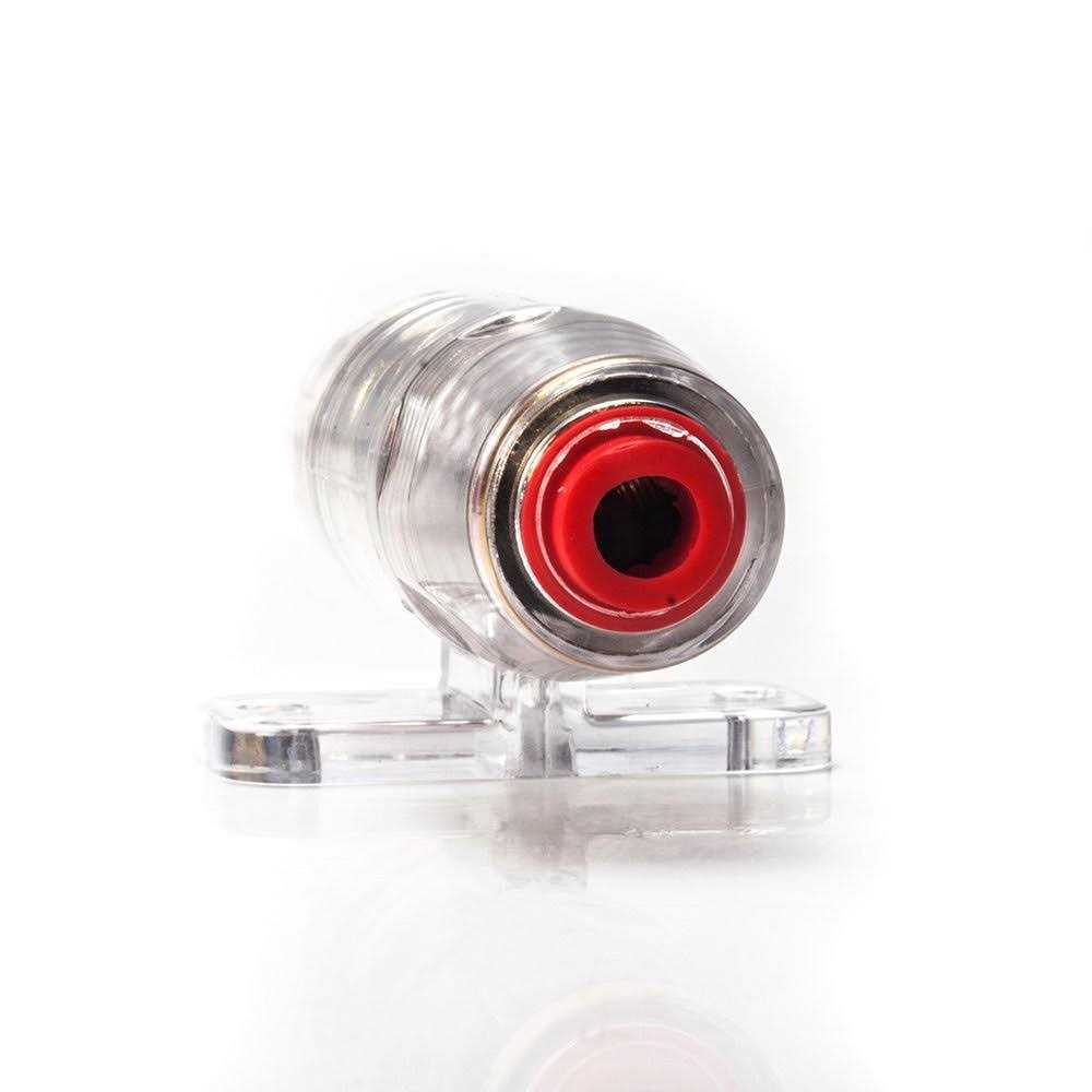 E-LION 60A Inline AGU Fuse Holder fits for 4 8 10 Gauge Wire Including 2 pcs - Cheap Fitting