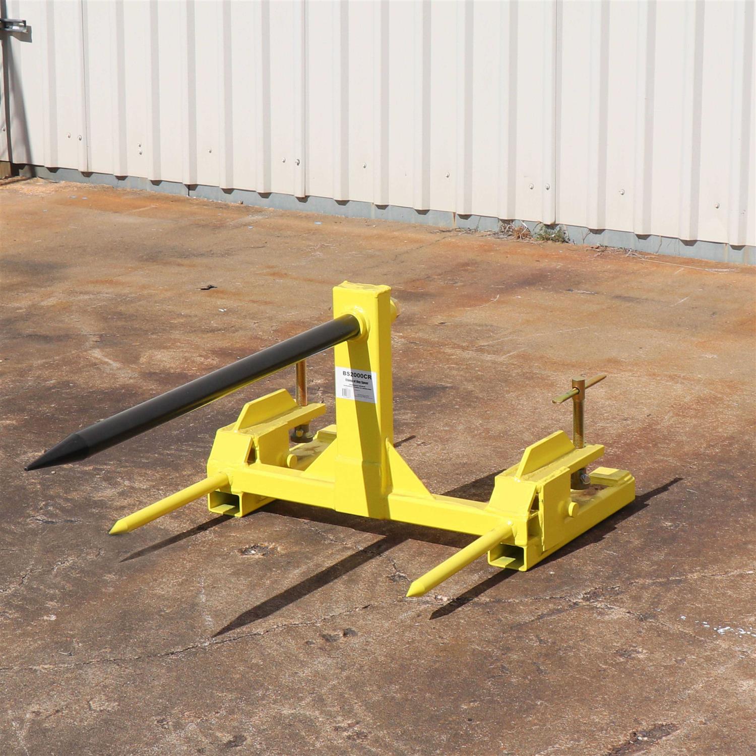 Titan Distributors Clamp-On 36 Hay Spear Attachment with Stabilizers - Cheap Fitting