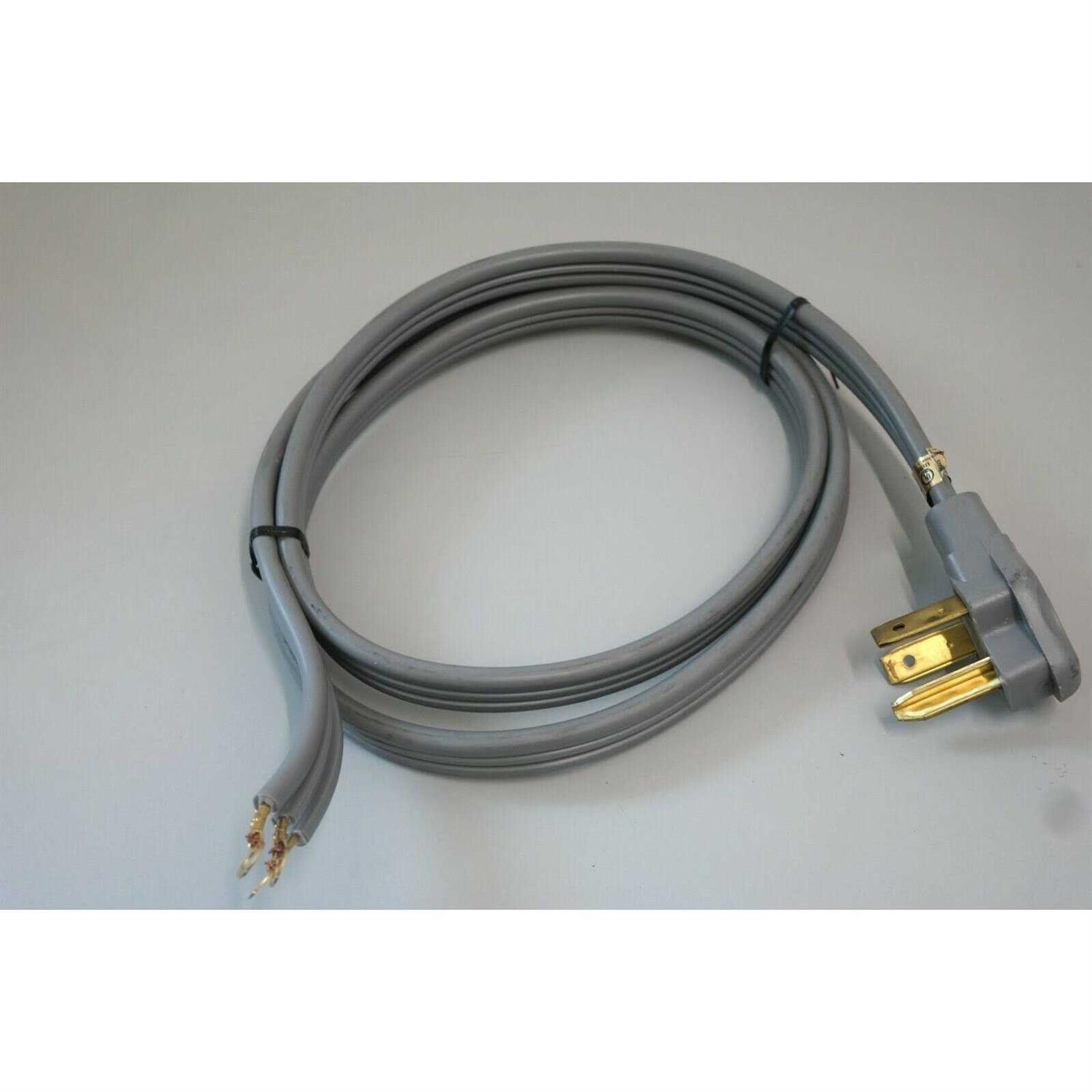 Smart Choice 6′ 30-Amp. 3-Prong Dryer Cord - Cheap Fitting