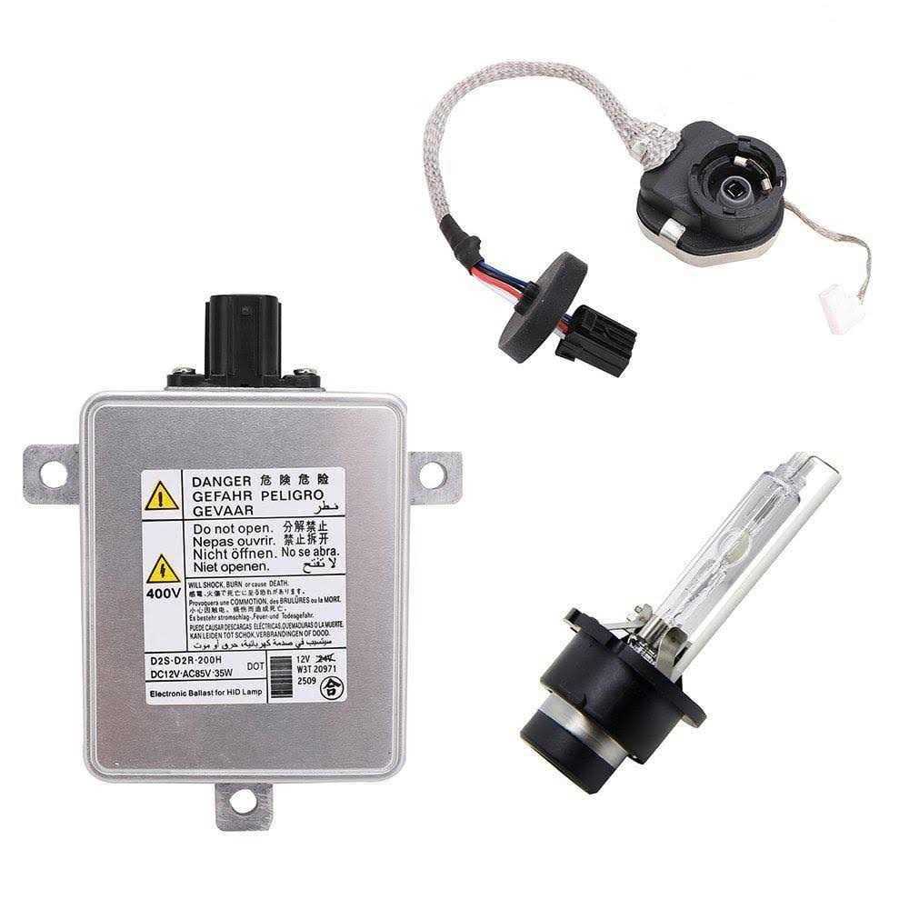 Yikesai W3T19371 Xenon HID Headlight Ballast with Igniter & D2S Bulb Replacement for Acura TL TSX ILX ZDX RDX Honda Odyssey Mazda 3 5 CX-9 Mitsubishi - Cheap Fitting
