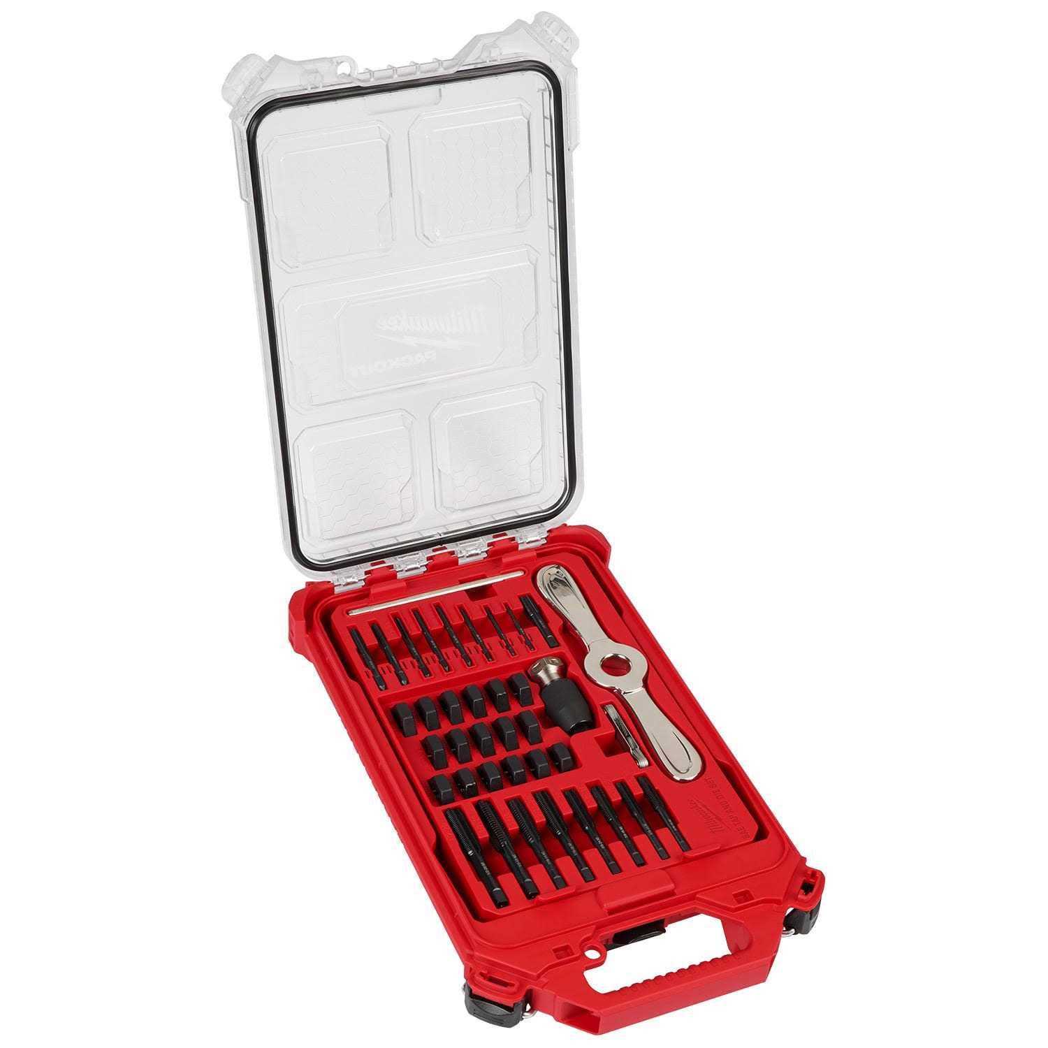 Milwaukee 38PC SAE Tap & Die PACKOUT Set w/ Hex-LOK 2-in-1 Handle 49-22-5604 - Cheap Fitting