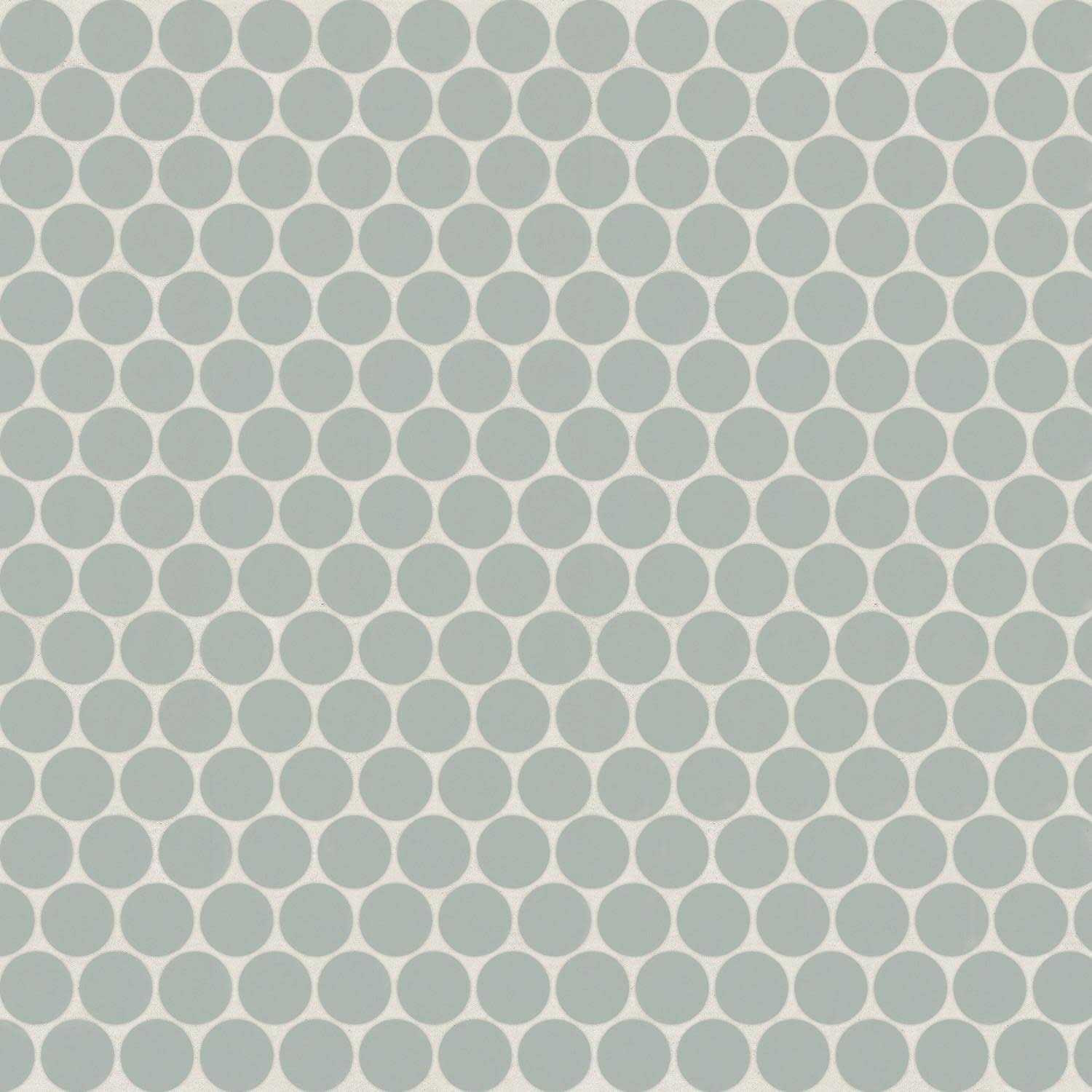 Marin 3/4 Penny Round Matte Porcelain Mosaic Bedrosian Tile & Stone - Cheap Fitting