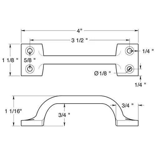 Deltana WP026U3 Pull - Cheap Fitting