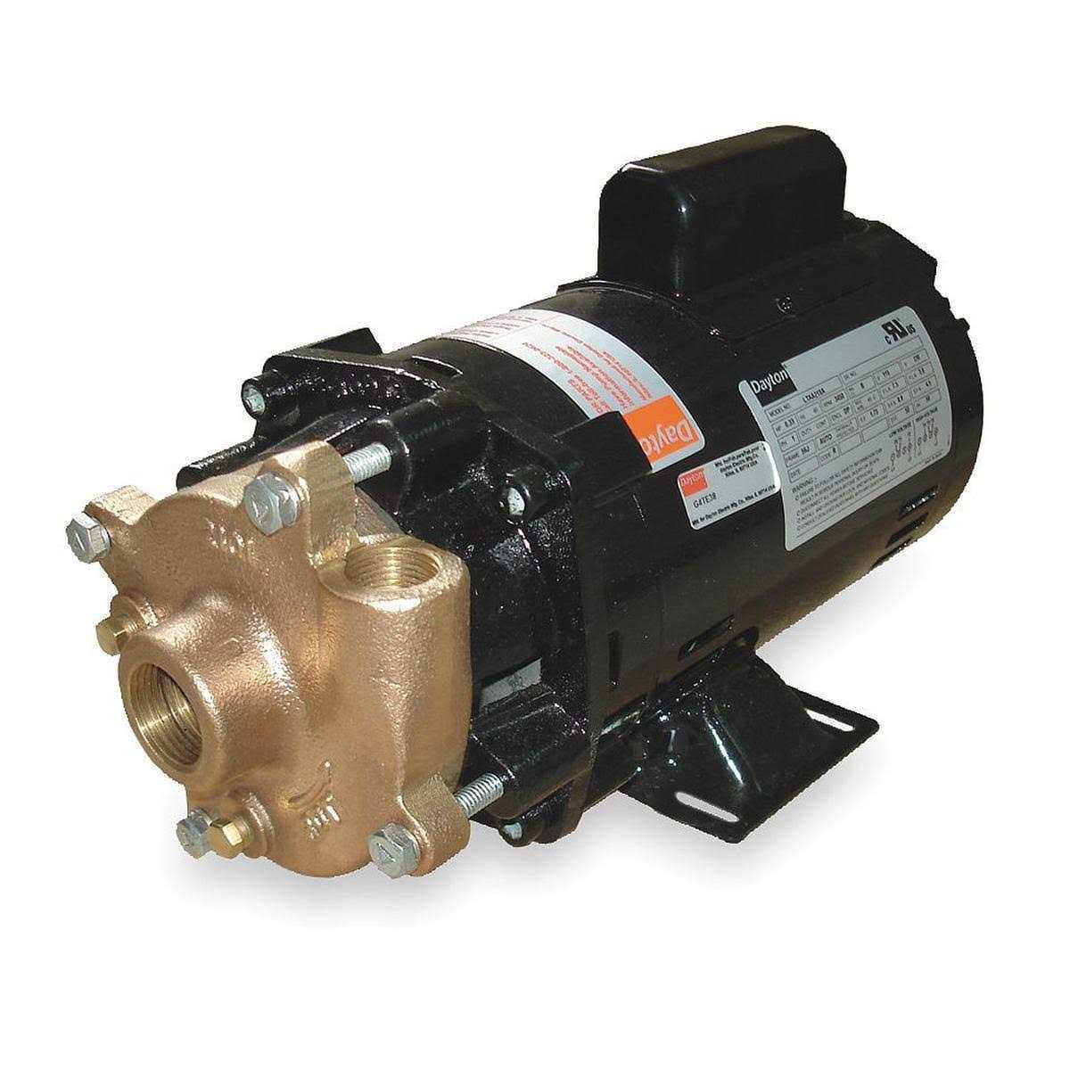Dayton Pump,1/3 Hp,1 Ph,120/240VAC 2ZWR4 - Cheap Fitting