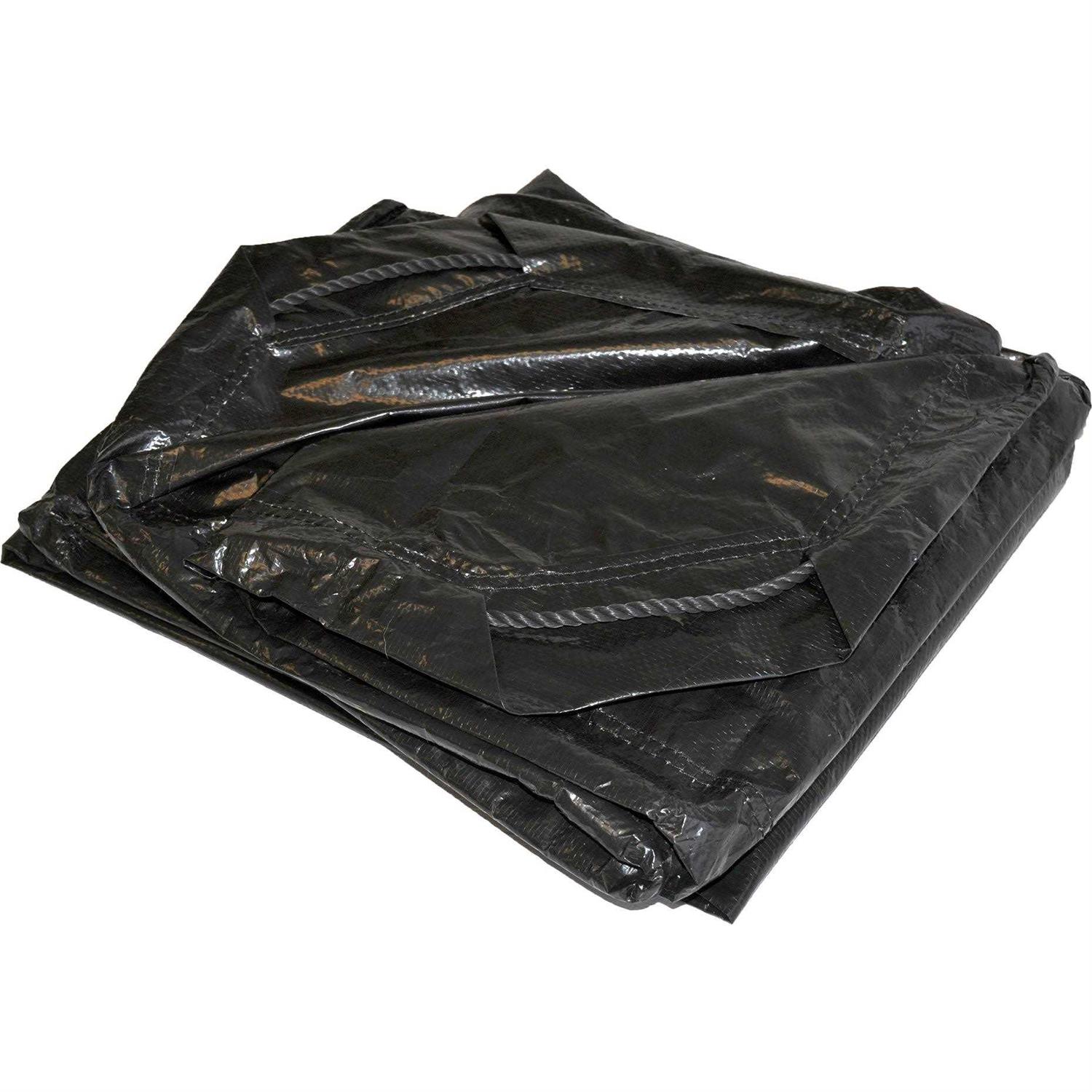 Foremost Dry Top Heavy Duty Polyethylene Tarp Black - Cheap Fitting