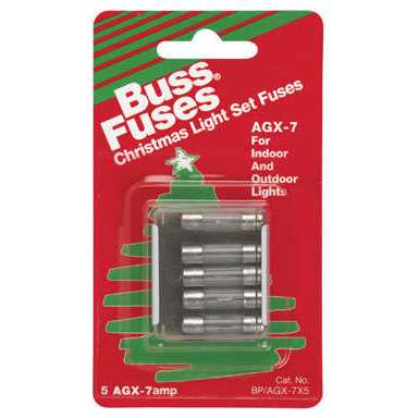 Bussmann AGX-7 Christmas Light String Fuse BP/AGX-7X5 - Cheap Fitting