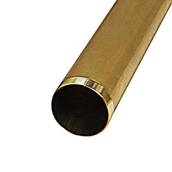 The Plumber’s Choice 1-1/2 in. x 12 in. Brass Threaded Tube for Tubular Drain Applications - Cheap Fitting