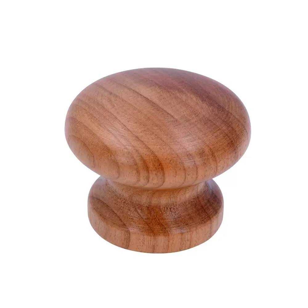 Siro Designs Wood 1 3/8 Knob in Cherry Lacquered S87-35HZ13 - Cheap Fitting