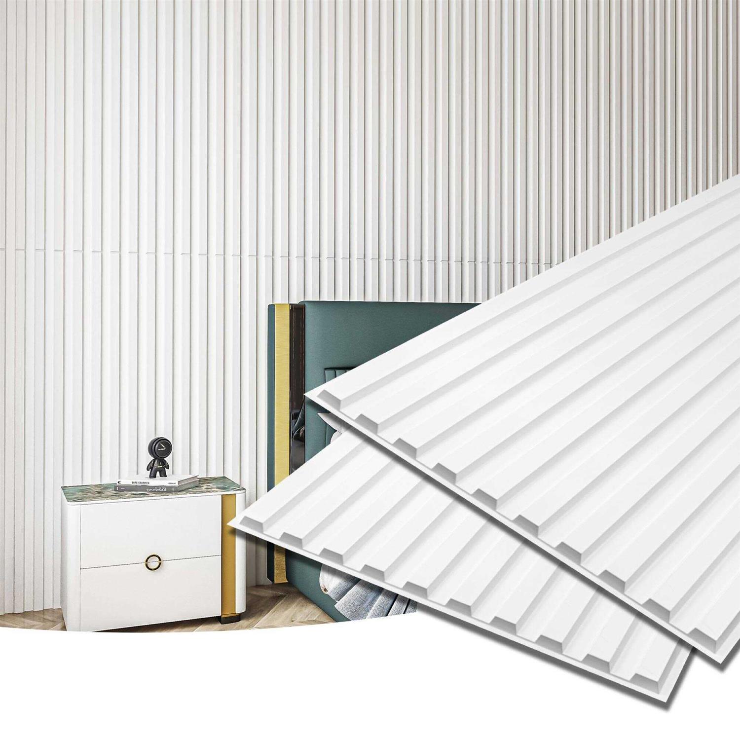 Art3d 2 x 4 ft Drop Ceiling Tiles,Slat Design 3D Wall Panels,Pack of 12 - Cheap Fitting