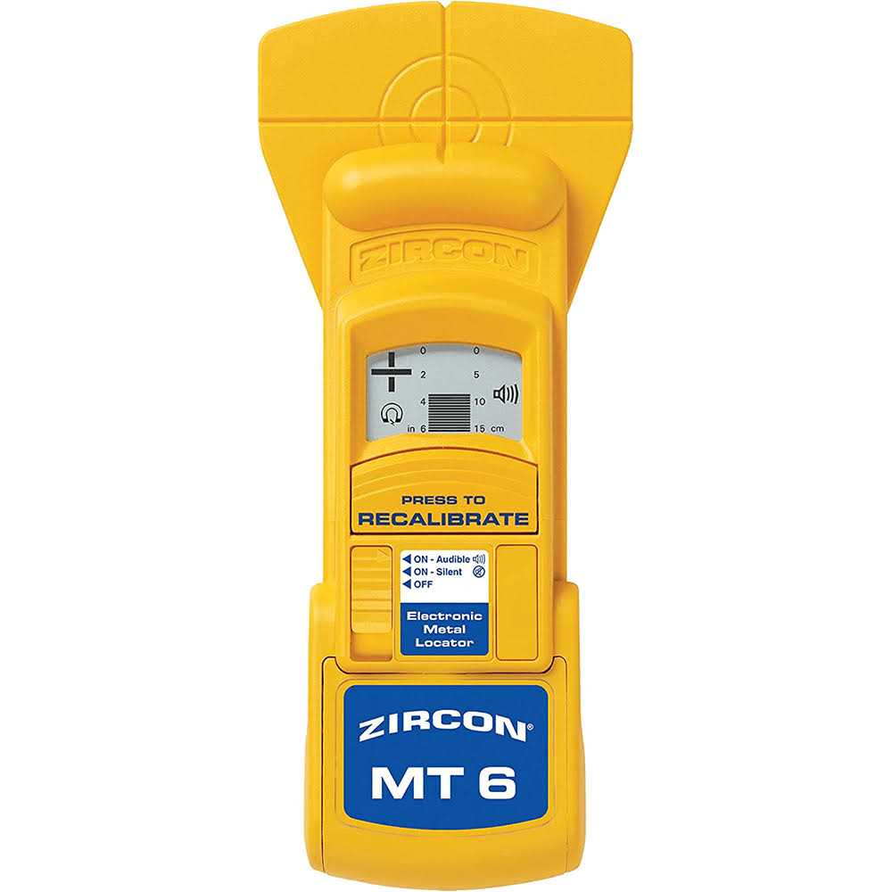 Zircon MetalliScanner MT6 Professional Metal Detector 58594 - Cheap Fitting