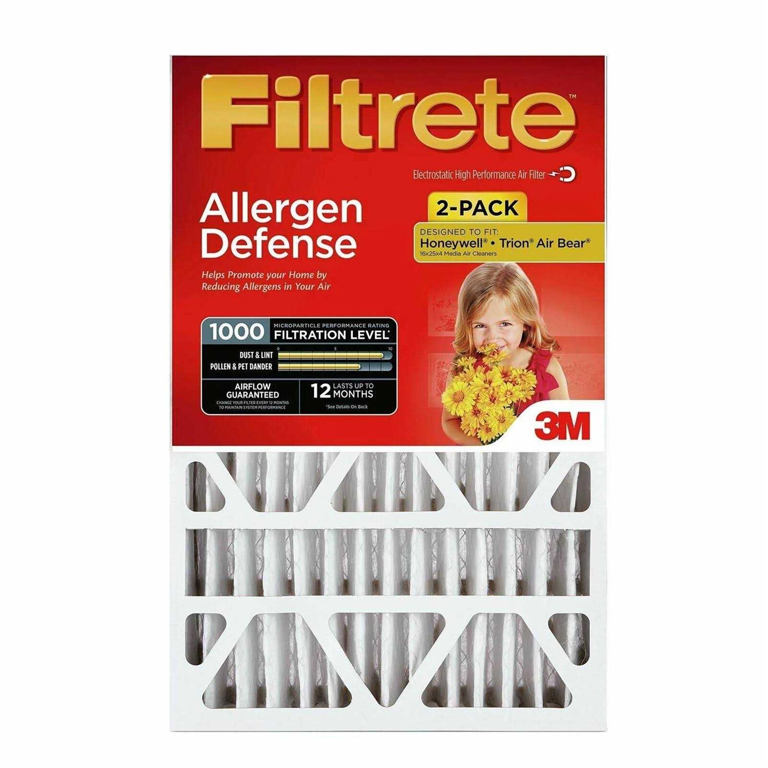 Filtrete Micro Allergen Defense Deep Pleat Filter - Cheap Fitting