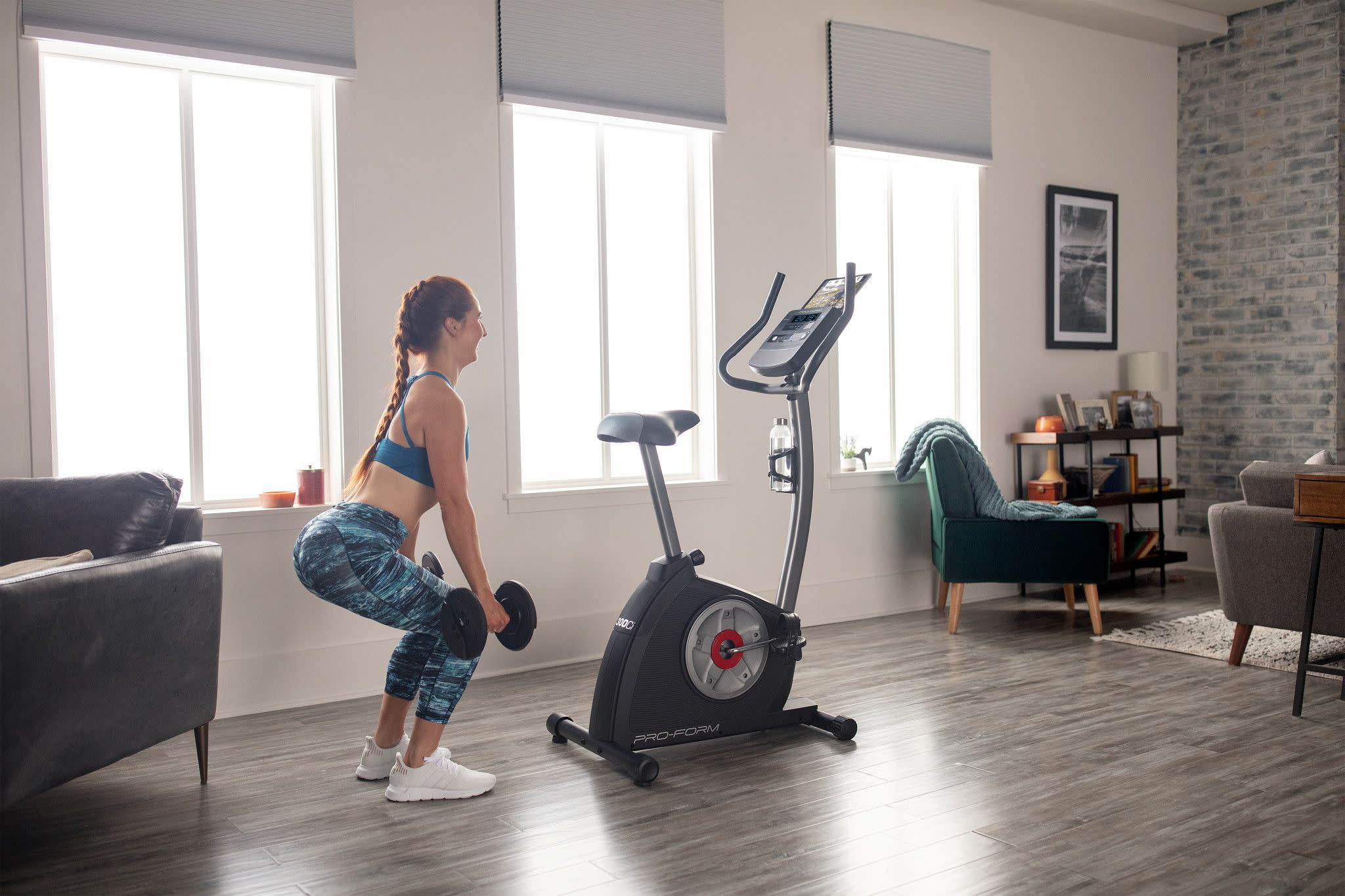 ProForm Cycle Trainer 300 Ci Upright Stationary Exercise Bike, Compatible with iFIT Personal Training - Cheap Fitting