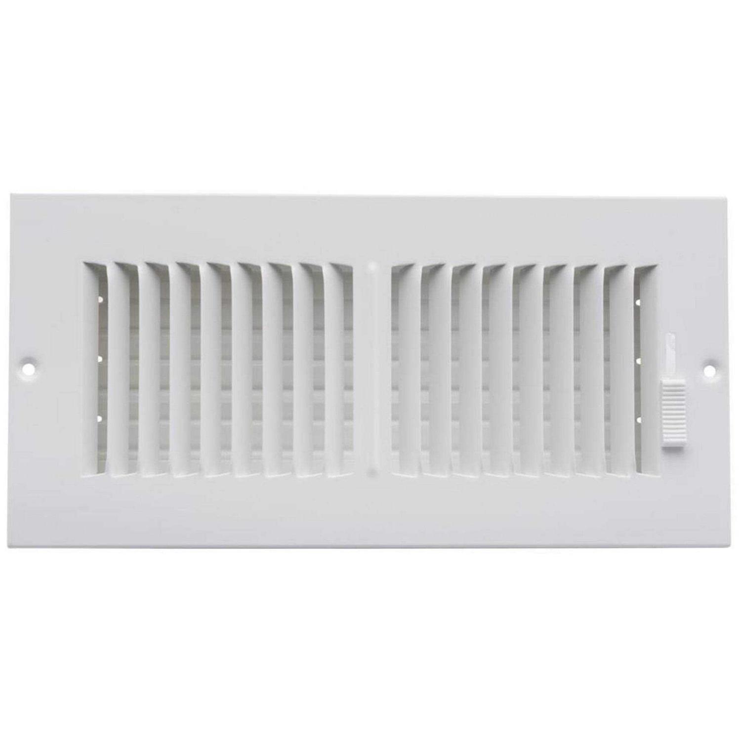 ProSelect Ps2ww10p 10 inch x 4 inch Residential Ceiling and Sidewall 2 Way Register - Cheap Fitting