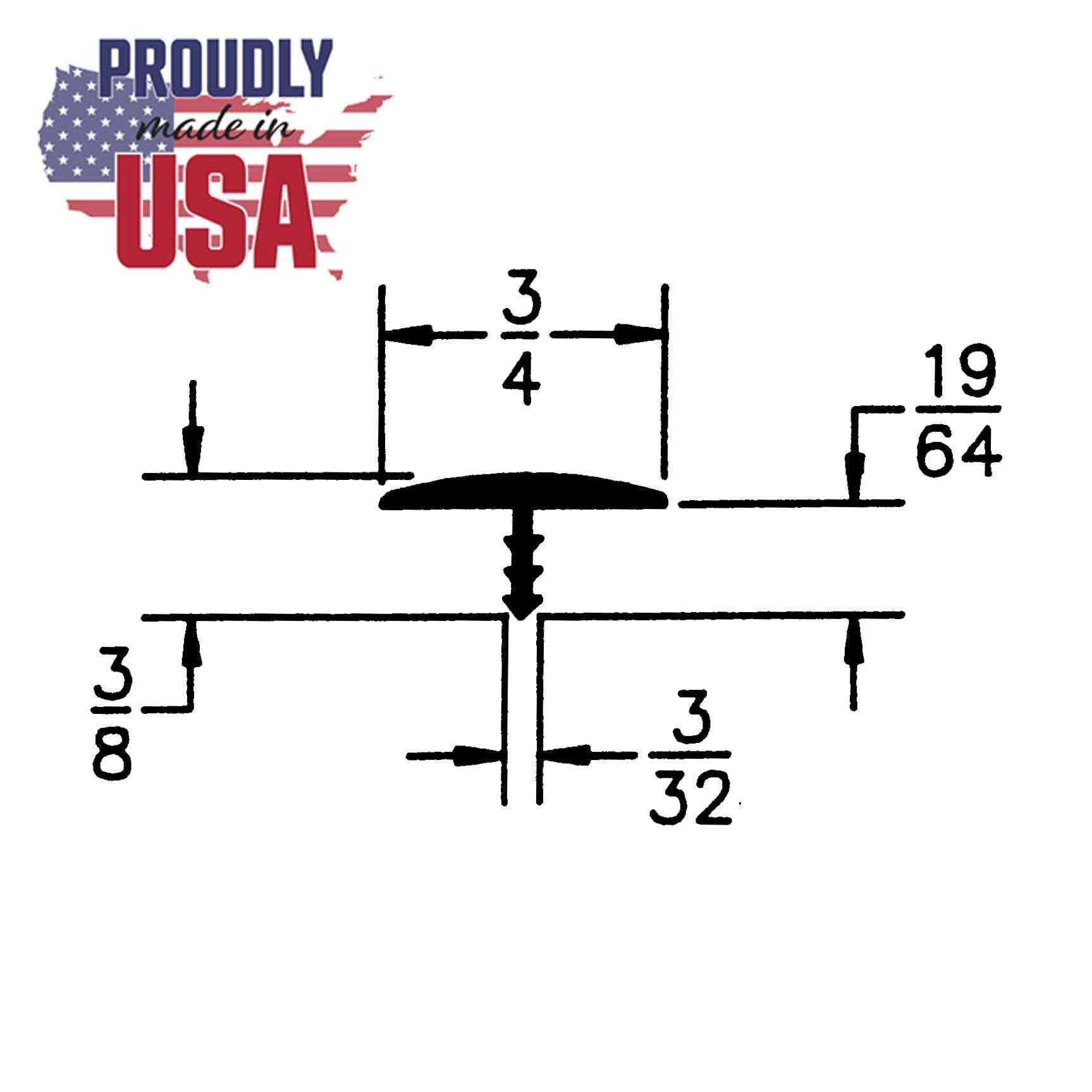 Outwater 12-ft White 3/4-in Center Barb Tee Moulding T Molding Pro Pack - Cheap Fitting