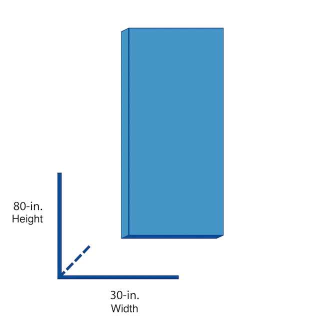 ReliaBilt Colonist Textured 30-in x 80-in 6-panel Hollow Core Primed Molded Composite Slab Door LO30404 - Cheap Fitting