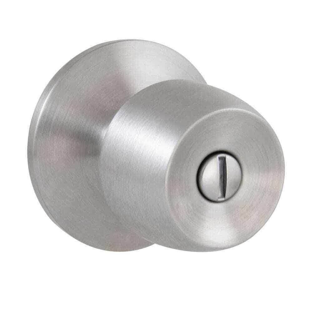 Defiant Brandywine Stainless Steel Bed and Bath Door Knob - Cheap Fitting