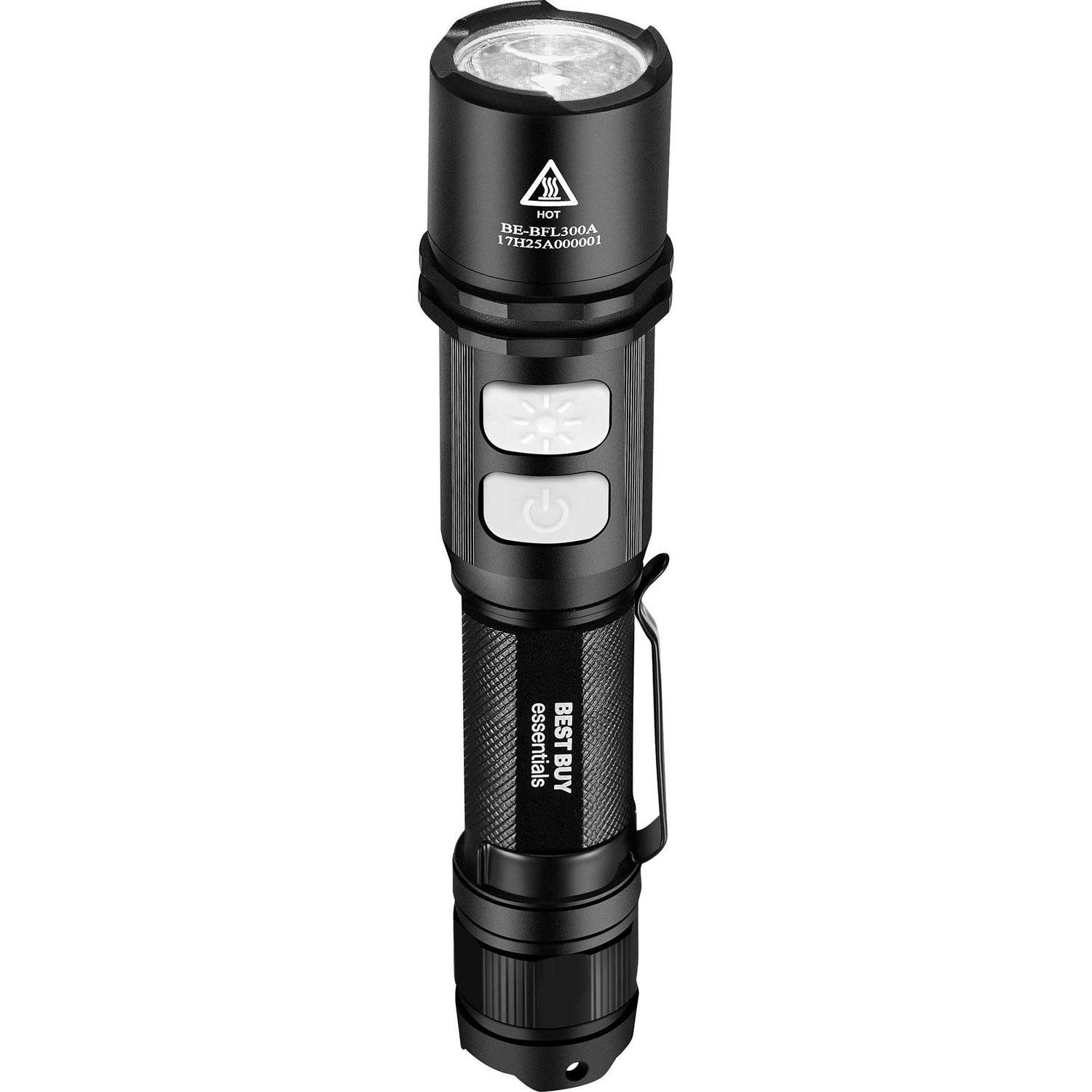 Best Buy essentials 800-Lumen Rechargeable LED Flashlight - Cheap Fitting