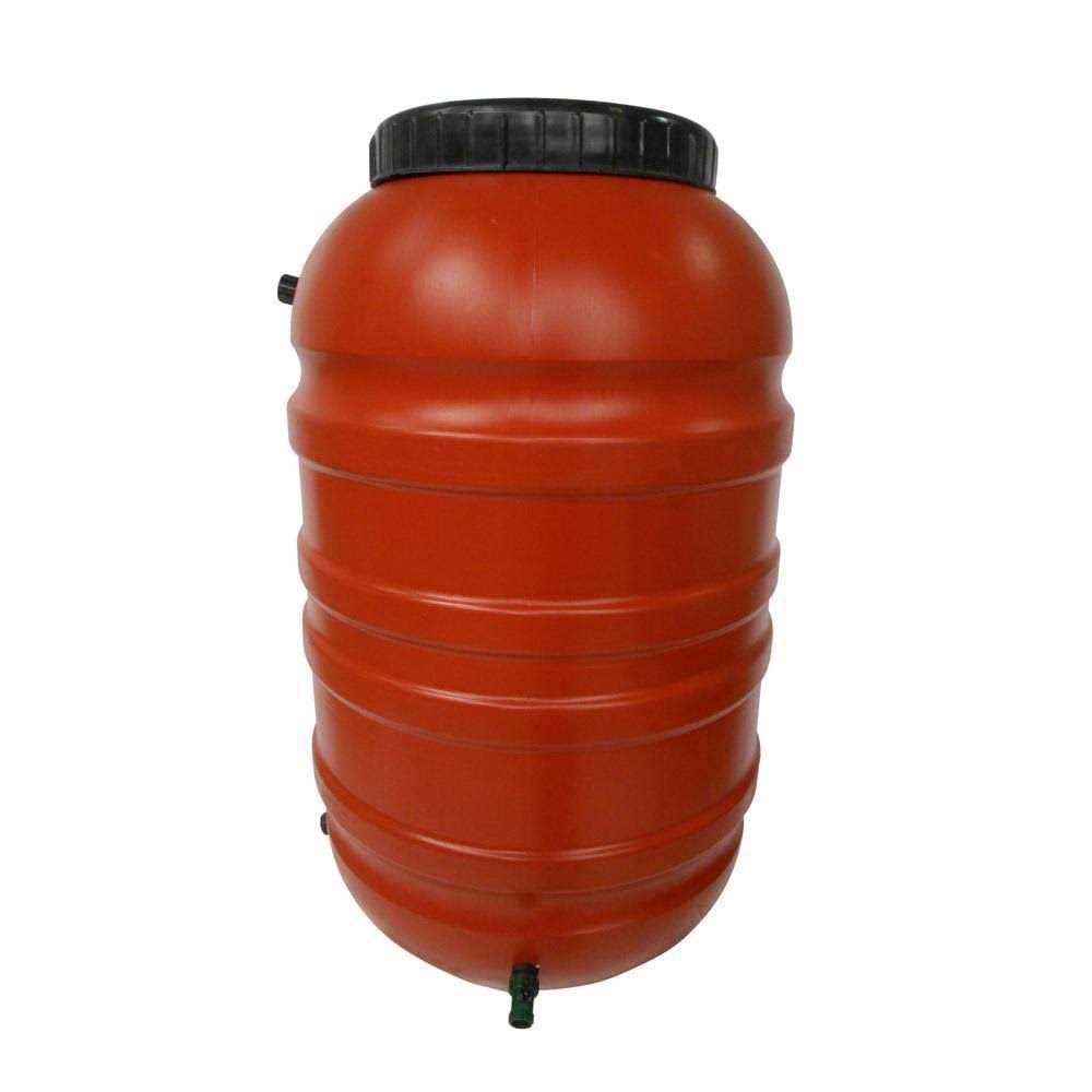 UpCycle Products Terra Cotta Rain Barrel 55 gal. Model #TC-55 - Cheap Fitting