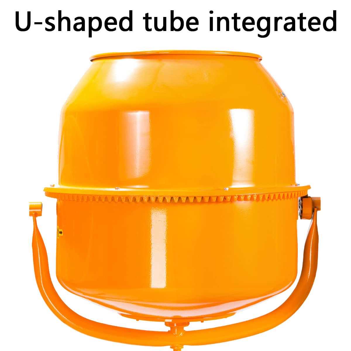 5-Star Generic Portable 4.2 Cu Ft Concrete Cement Mixer 1/2 Hp Electric Mixer Machine with Wheel & 120l Freestanding Barrow Machine - Cheap Fitting