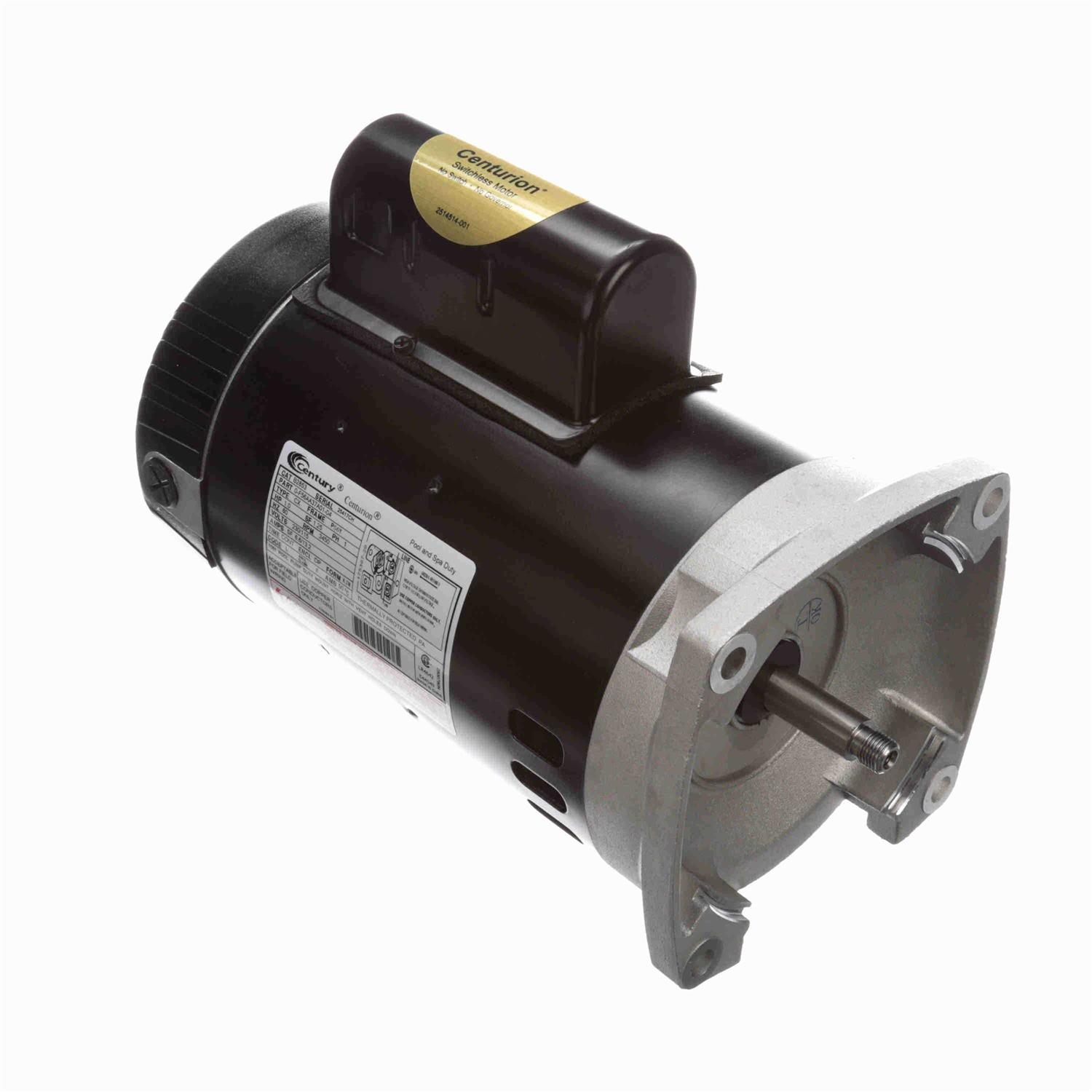 1HP Sq. Flange Centurion Motor B2853V1 - Cheap Fitting