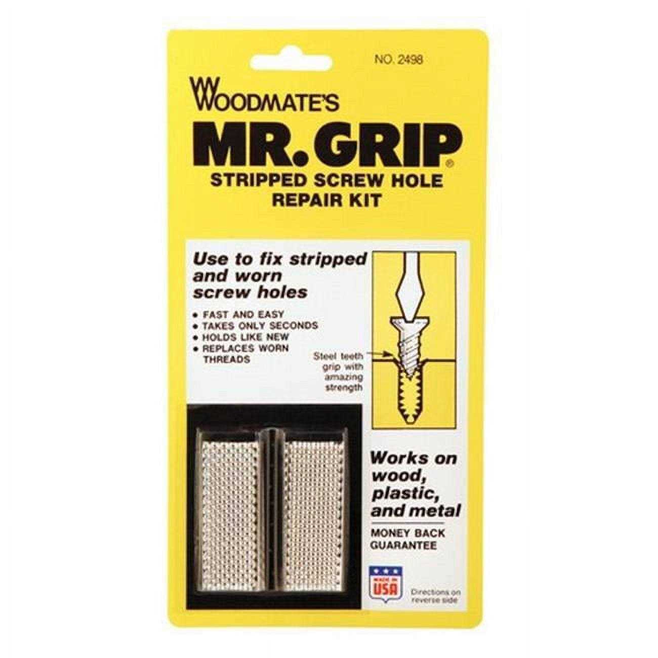 Woodmate 2498 Mr. Grip Screw Hole Repair Kit,Steel - Cheap Fitting