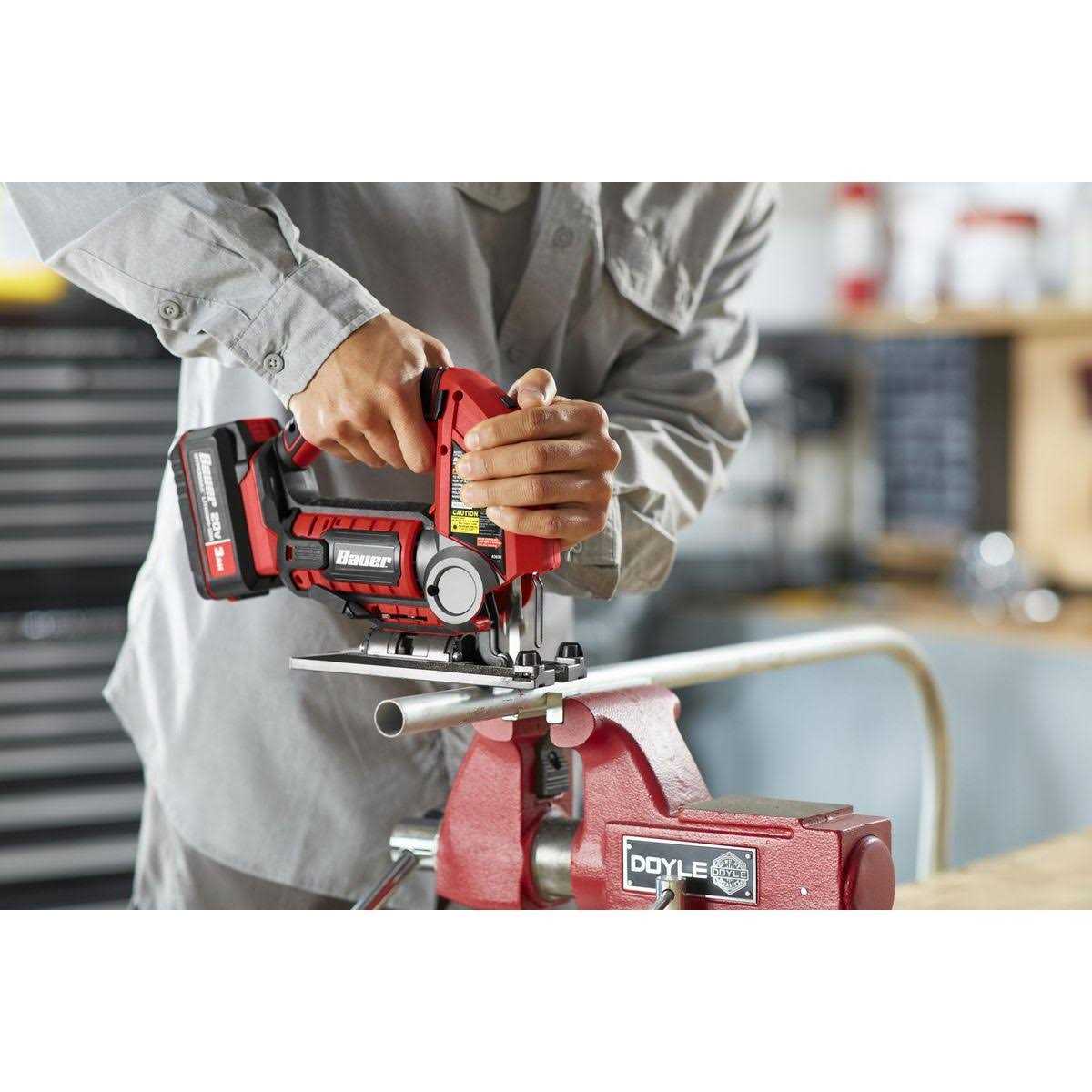 Bauer 20V Cordless Variable Speed Jig Saw - Cheap Fitting