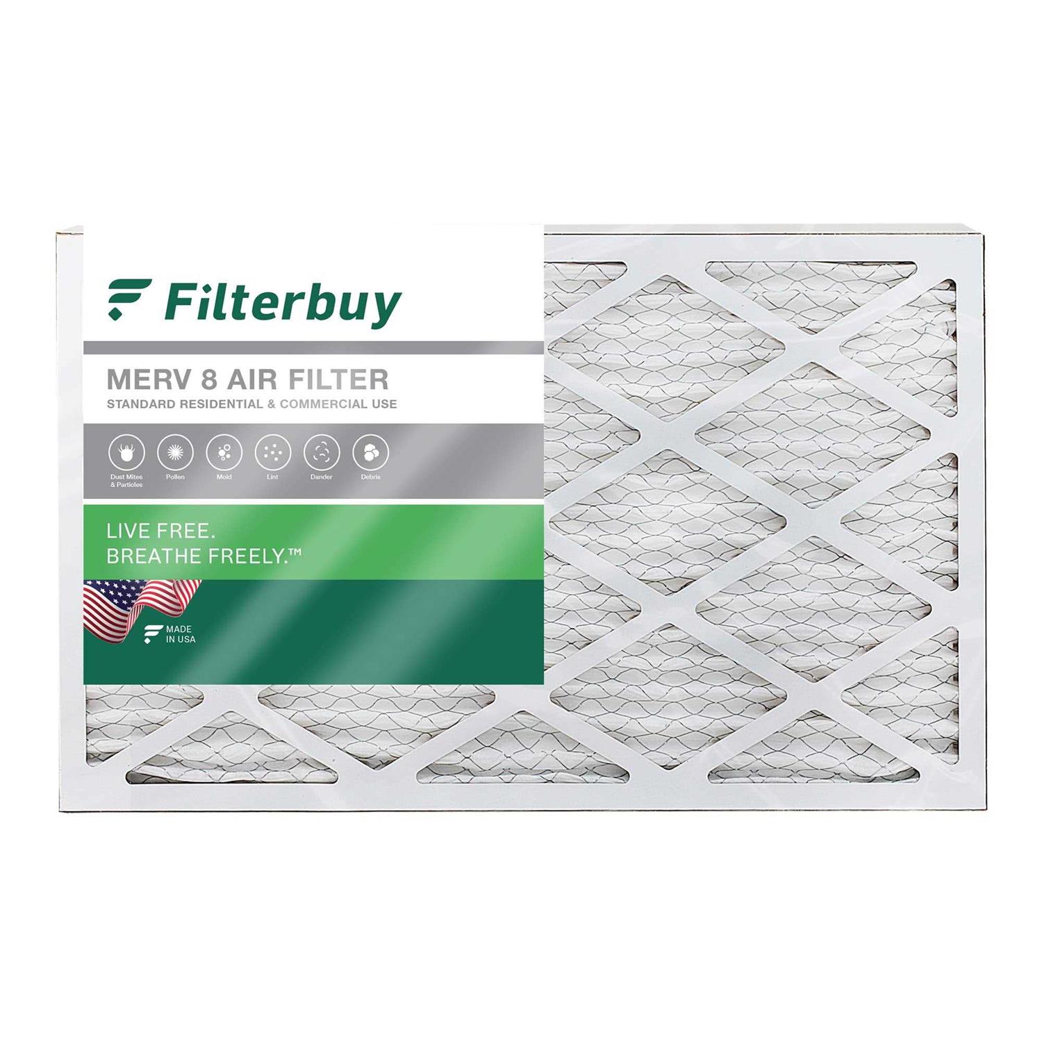 Filterbuy 16x25x1 Air Filter MERV 8 - Cheap Fitting