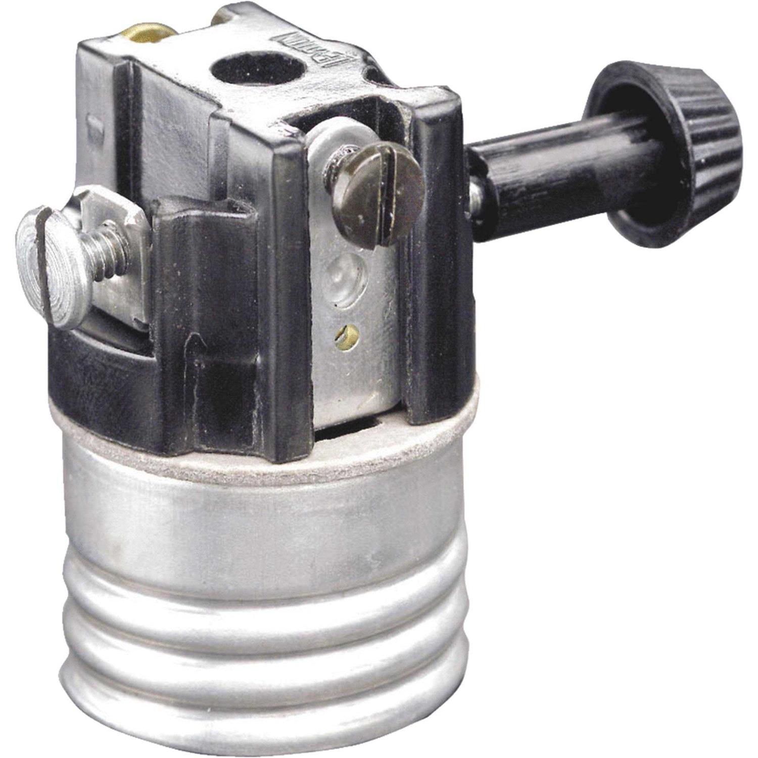Leviton 07070-00M Aluminum Medium Base Turn Knob Socket - Cheap Fitting