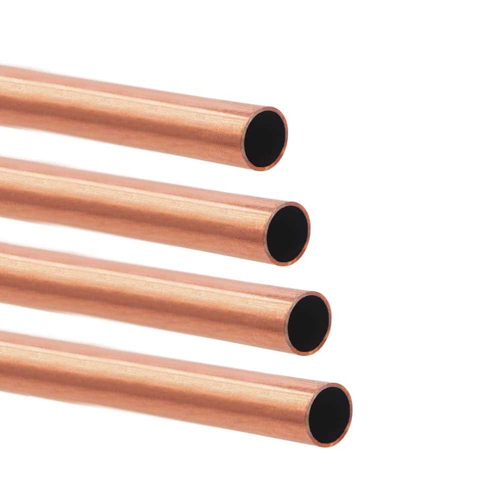 Tynulox OD 99.9% Copper Tube 0.5mm Wall × 300mm Length × - Cheap Fitting
