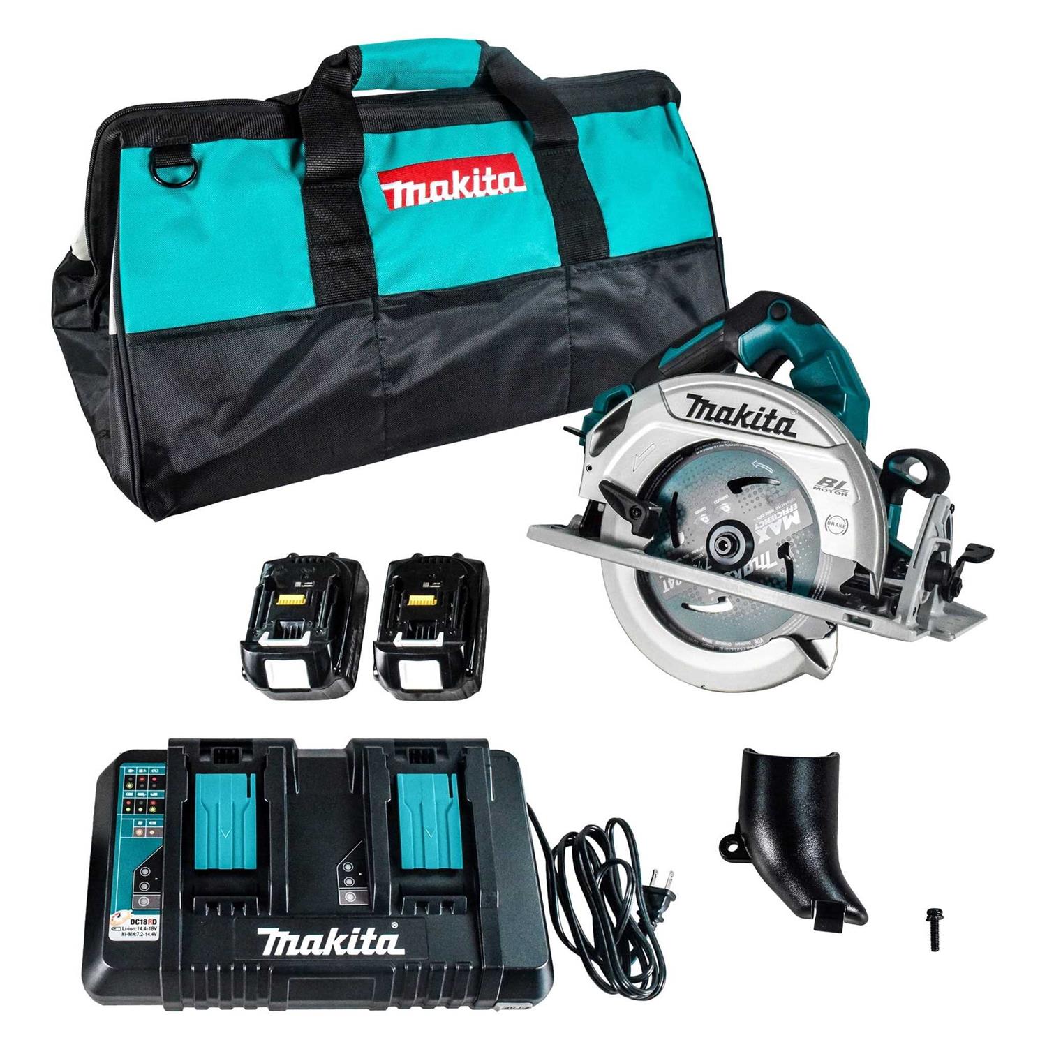 Makita XSH06PT 18V X2 LXT 7-1/4 Brushless Cordless Circular Saw Kit - Cheap Fitting