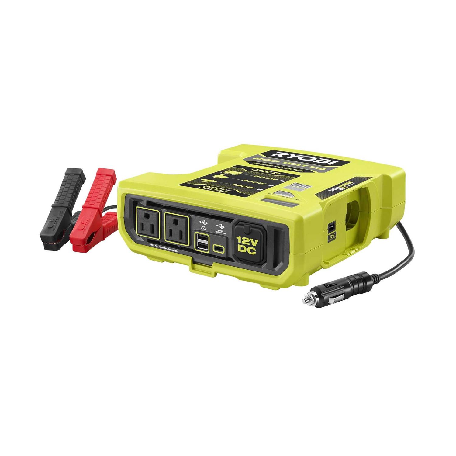 Ryobi ONE+ 18V 800-Watt Max 12V Automotive Power Inverter with Dual USB Ports - Cheap Fitting