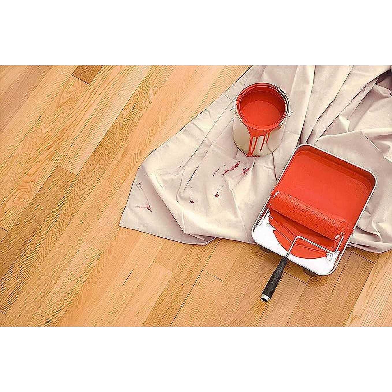 Zuperia Canvas Drop Cloth for Painting Pure Cotton Painters Drop Cloth for Painting - Cheap Fitting